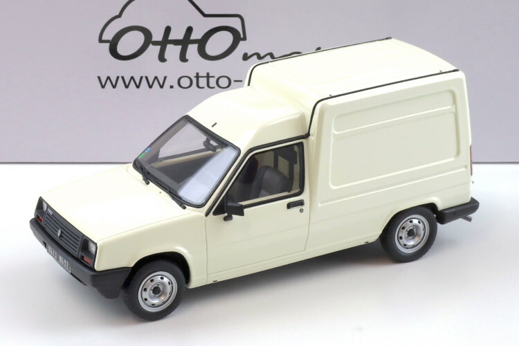 オットー 1/18 ルノー エクスプレス 1985 ブランパンダ ホワイト Otto Mobile 1:18 Renault Express 1985 blanc Panda white