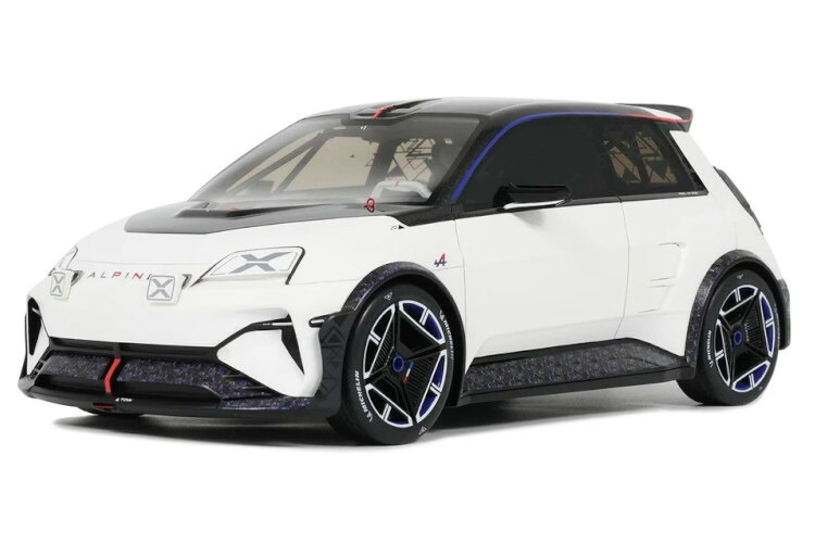 オットーモービル 1/18 アルピーヌ A290 2023 白いこと 3000台押さえるOTTO Mobile 1:18 Alpine A290 2023 white Limitation 3000 pcs