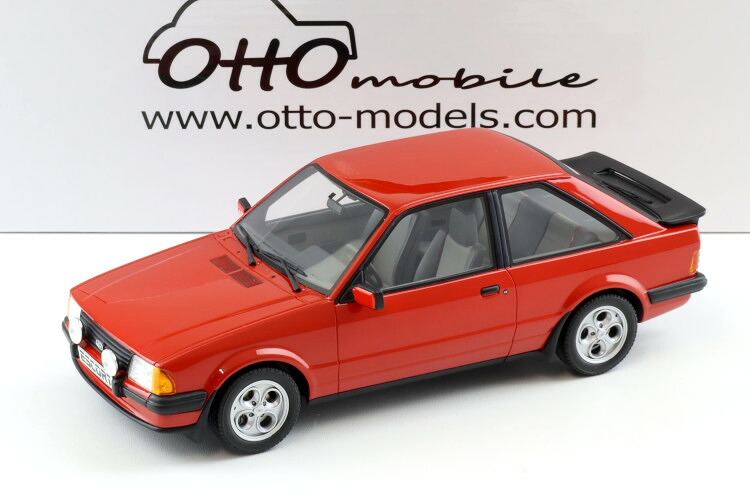 オットーモービル 1/18 ジェラルド・r・フォード 付き添い XR3i MK3 サンバーストレッド 1985Otto Mobile 1:18 Ford Escort XR3i MK3 Sunburst red 1985