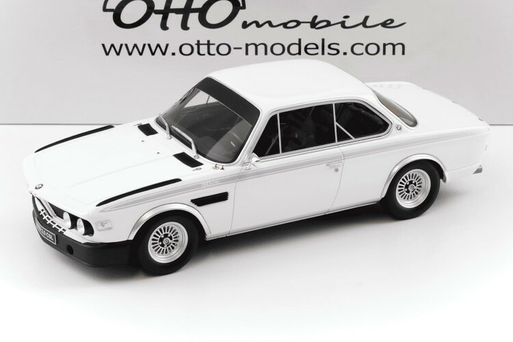 オットーモビル 1/18 BMW 3.0 CSL クーペ E9 1972 シャモニ ホワイトOtto Mobile 1:18 BMW 3.0 CSL Coupe E9 1972 Chamonix white｜Reowide モデルカー カタログ SHOP