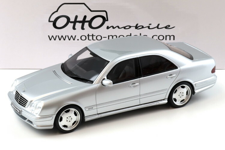 オットーモビル 1/18 メルセデス E55 AMG W210 リムジーン 2001 ブリリアントシルバーOtto Mobile 1:18 Mercedes E55 AMG W210 Limousine 2001 Brilliant silver