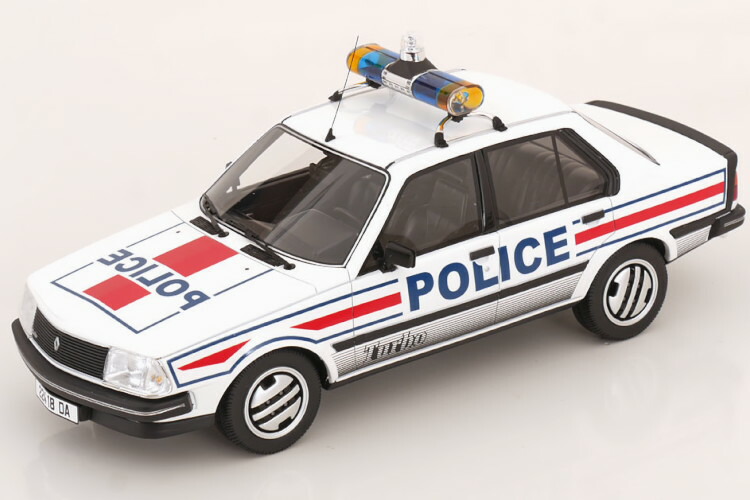 オットモービル 1/18 ルノー 18 ターボ 全国的刑事警察 1982 999台制限事項Otto Mobile 1:18 Renault 18 Turbo Police National 1982 Limited Edition 999 pcs 乗り物のおもちゃ-おもちゃ