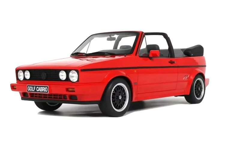 オットーモビル 1/12 フォルクスワーゲン ゴルフ コンバーチブル スポーツライン Mk1 1991 レッド 999台限定Otto Mobile 1:12 Volkswagen VW Golf Convertible Sportline Mk1 year 1991 red Limited 999 pcs｜Reowide モデルカー カタログ SHOP