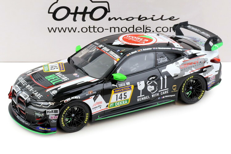 オットーモビル 1/18 BMW M4 GT4 #145 チェルニー モータースポーツ SP8T 勝ちえる 37° ニュルブルクリンク24第四次元 2024Otto Mobile 1:18 BMW M4 GT4 N145 Cerny Motorsport Winner SP8T 37° 24H N・・rburgring 2024