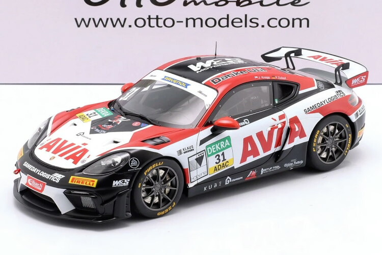 オットーモービル 1/18 ポルシェ 718 ケイマン GT4 RS CS #31 ADAC GT4 2024 勝ちえる フィン ズーラウフ/ヨセフ ノップ 300台押さえるOtto Mobile 1:18 Porsche 718 Cayman GT4 RS CS N31 ADAC GT4 Champion 2024 Finn Zulauf/Josef Knopp Limited 300 pcs