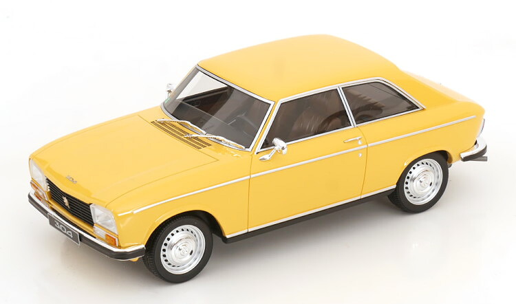 オットーモビル 1/18 プジョー 304 S クーペ 1972 黄色Otto Mobile 1:18 Peugeot 304 S Coupe 1972 yellow