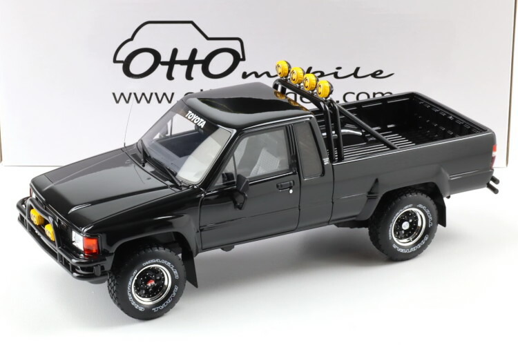 オットーモビル 1/18 トヨタ ハイラックス SR5 バック・トゥ・ザ・フューチャー 1985 グロッシーブラックOtto Mobile 1:18 Toyota Hilux SR5 Back to the Future 1985 Glossy black