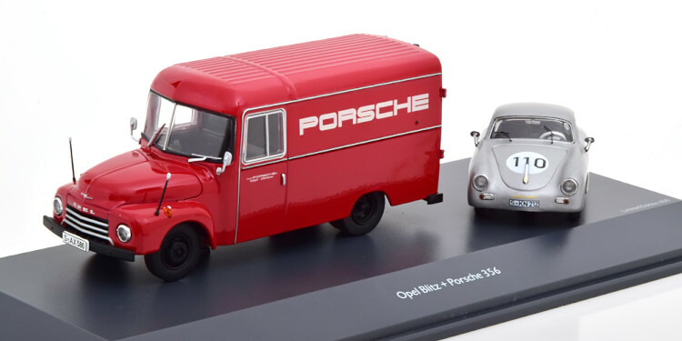 CMR メルセデス O317 レーストランスポーター 　ロスマンズ　ポルシェ CMR 1/18 メルセデスベンツ O317 レーストランスポーター