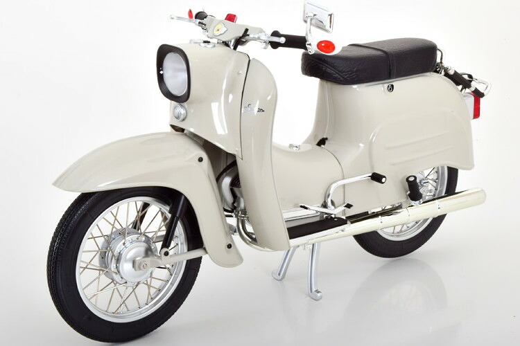 シュコー 1/5 シムソン・シュヴァルベ KR51 wアクセサリー付き ライトグレーブラック 37 cmSchuco 1:5 Simson Schwalbe KR51 with acessories lightgrey black length des Modells 37 cm|Reowide モデルカー カタログ SHOP