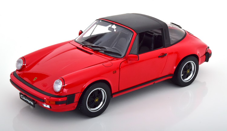 シュコー 1/12 ポルシェ カレラ タルガ カブリオレ 1989 レッド Schuco 1:12 Porsche 911 3.2 CARRERA TARGA CABRIOLET 1989 RED