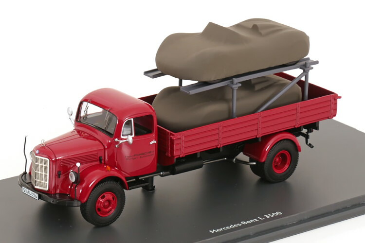 CMR メルセデス O317 レーストランスポーター 　ロスマンズ　ポルシェ CMR 1/18 メルセデスベンツ O317 レーストランスポーター 