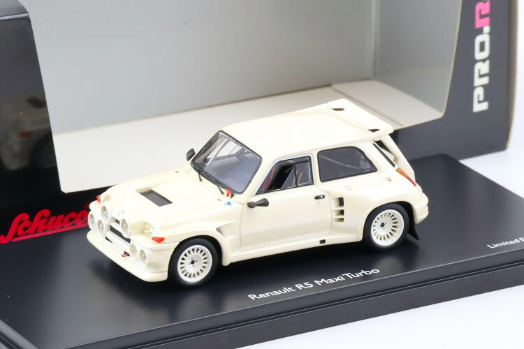 シュコー Pro.R 1/43 ルノー R5 Maxi ターボ 1985 パールホワイトSchuco Pro.R 1:43 Renault R5 Maxi Turbo 1985 pearl white｜Reowide モデルカー カタログ SHOP