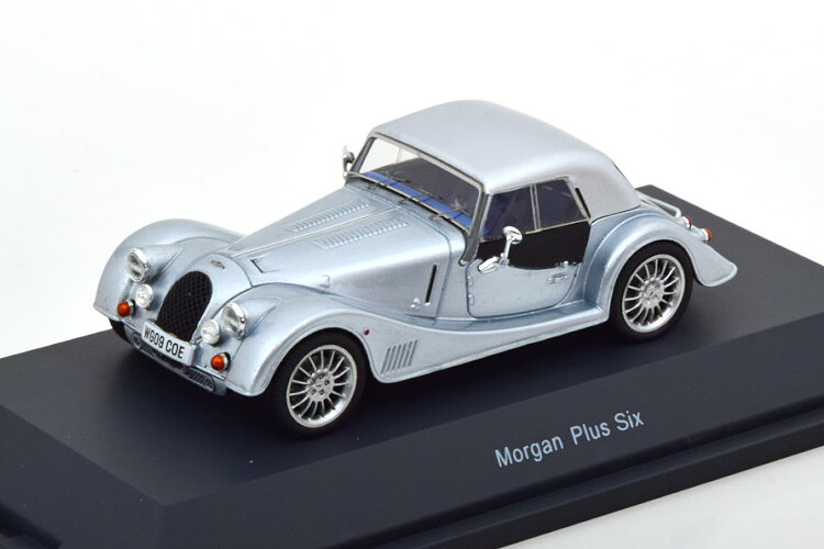 シュコー Pro.R 1/43 モーガン プラス シックス 2019 シルバーブルーメタリックSchuco Pro.R 1:43 Morgan Plus Six 2019 silverblue-metallic|Reowide モデルカー カタログ SHOP