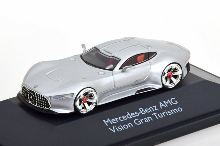 シュコー 1/64 メルセデスベンツ AMG 幻影 グランツーリスモ しろがね色SCHUCO 1:64 Mercedes-Benz AMG Vision Gran Turismo silver