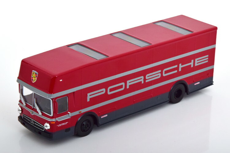 CMR メルセデス O317 レーストランスポーター 　ロスマンズ　ポルシェ CMR 1/18 メルセデスベンツ O317 レーストランスポーター