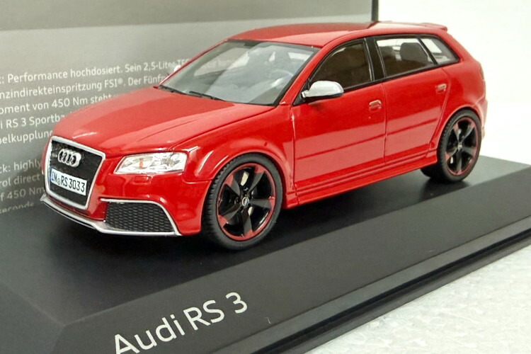 シュコー アウディ特注 1/43 アウディ RS3 スポーツバック レッド 8P Schuco Audi RS3 Sportback Misono Red|Reowide モデルカー カタログ SHOP