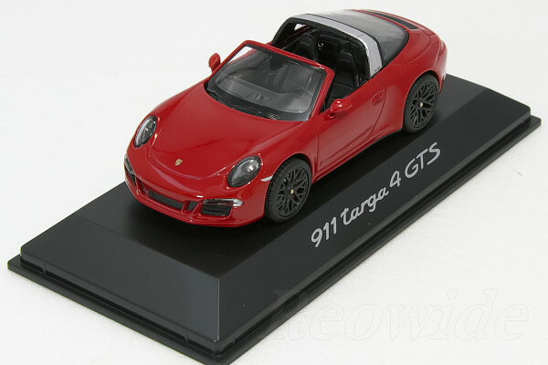 シュコー 1/43 ポルシェ 911 (991) タルガ 4 GTS レッド ポルシェ・ディーラー特注 モデル｜Reowide モデルカー カタログ SHOP 20,016円