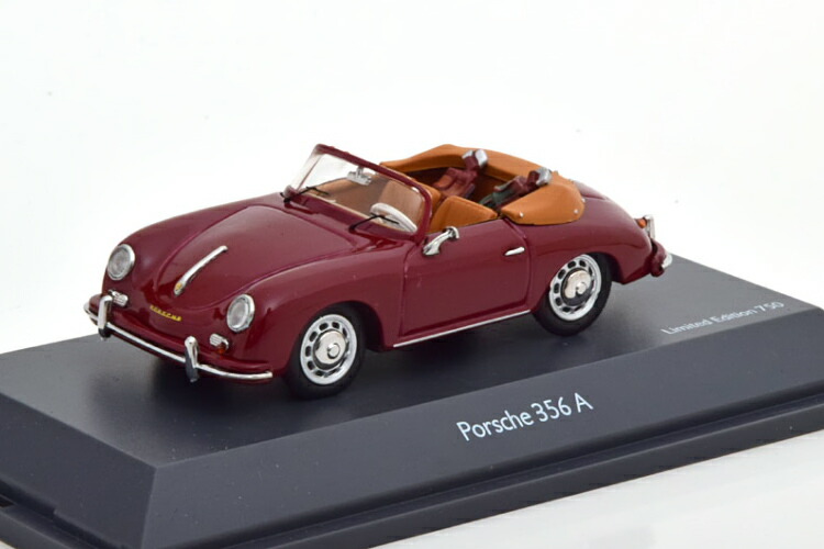 シュコー 1/43 ポルシェ 356 A オープンカー ラビット ゴルフ ダークレッド 750台限定 Schuco 1:43 Porsche 356 A Cabrio Rabbit Golf darkred Limited Edition 750 pcs