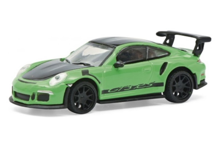 シュコー 1/87 ポルシェ 911 (991) GT3 RS クーペ グリーン/ブラックカーボン Schuco 1:87 Porsche 911 (991) GT3 RS Coupe green-black-carbon