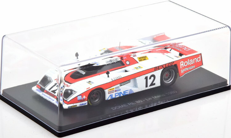 ぴかぴか光る 1/43 学生寄宿舎 RL 80 #12 24第四次元ル・マン 1980 特別～版 アシェット 外箱なしSpark 1:43 Dome RL 80 No 12 24h Le Mans 1980 Craft/Evans special edition for Hachette