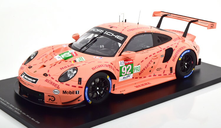 スパーク 1 12 ポルシェ 911 991 Rsr 92番 ル マン24時間耐久 Christensen Estre Vanthoor 18 ピンクピッグ Spark 1 12 Porsche 911 991 Rsr No 92 24h Le Mans 18 Pink Pig Tribute Christensen Estre Vanthoor 70 Years Porsche Islandfavours Com