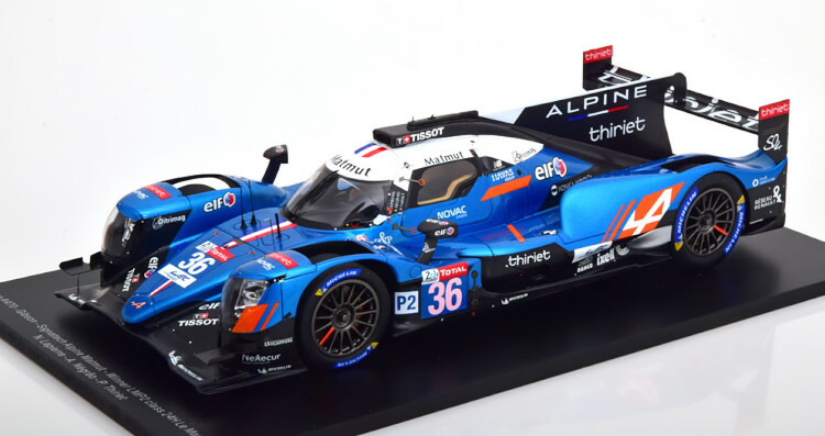 スパーク 1/43 アルピーヌ A470 優勝 LMP2 ル・マン24時間耐久 2019 Lapierre/Thiriet/Negrao ブルー Spark 1:18 Alpine A470 Winner LMP2 24H Le Mans 2019 Lapierre/Thiriet/Negrao blue