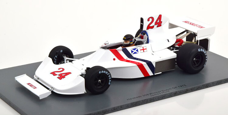 スパーク 1/18 ヘスケス 308 優勝 オランダグランプリ 1975 ハント ホワイト Spark 1:18 Hesketh 308 Winner GP Netherland 1975 Hunt white|Reowide モデルカー カタログ SHOP