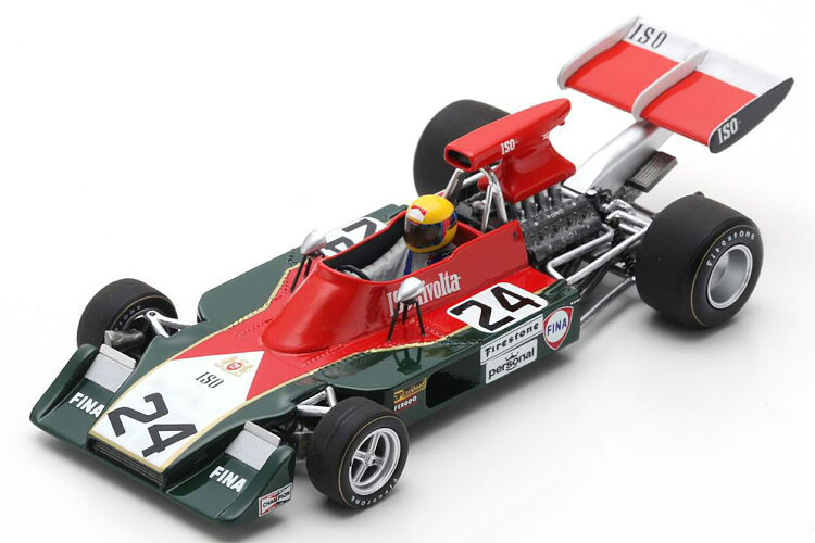 スパーク 1/43 Iso IR #24 スペインGP ナンニ・ギャリ 1973 レッド/グリーン Spark 1:43 Iso IR #24 GP spain 1973 Nanni Galli red/green｜Reowide モデルカー カタログ SHOP