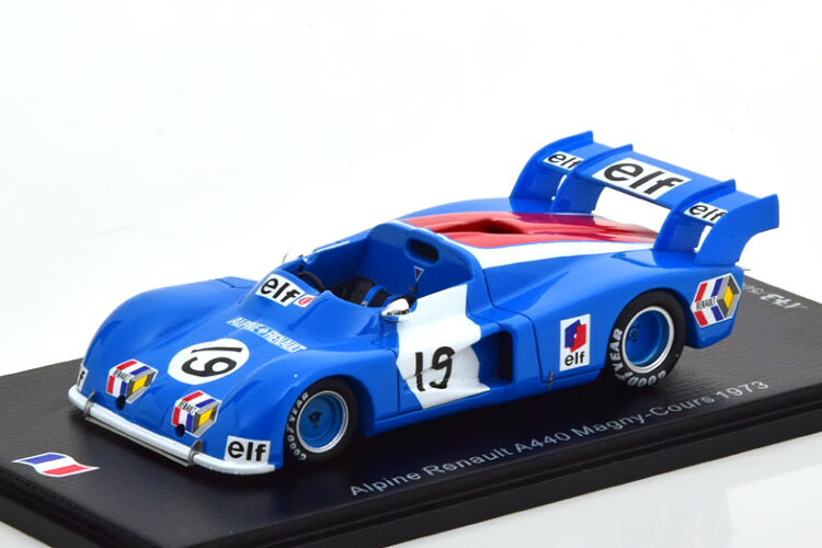 スパーク 1/43 アルパイン A440 #19 マニー＝クール 1973 ジャブイーユ ブルー 500台限定 Spark 1:43 Alpine A440 No 19 Magny-Cours 1973 Jabouille Limited Edition 500 pcs
