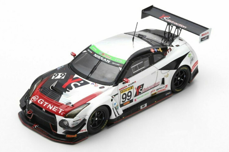 1/43 スパーク SB262 日産 GT-R ニスモ GT3 24H 2019 スパーク 1/43 日産 GT-R ニスモ GT3 2019 スパ24H #18 A
