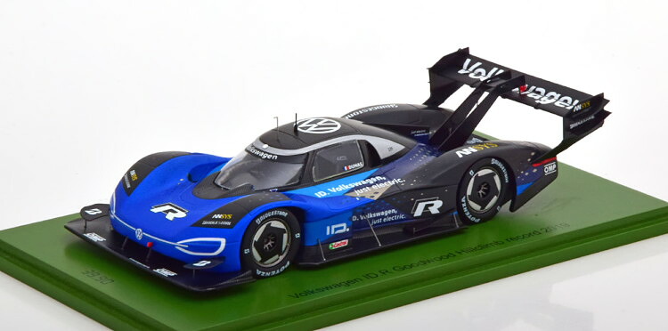 スパーク 1/43 VW ID.R グッドウッド ヒルクライム レコード 2019 ブルー Dumas Spark 1:43 VW ID.R Goodwood Hillclimb Record 2019 blue Dumas｜Reowide モデルカー カタログ SHOP