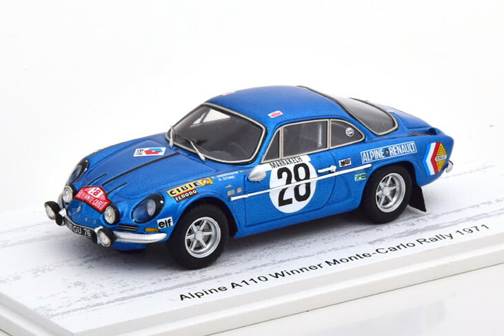 楽天市場】スパーク 1/43 ルノー アルピーヌ A110 #22 ラリー