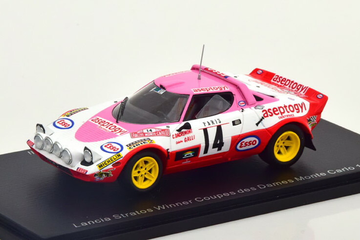 1/43 ランチアストラトスHF1977モンテカルロラリー優勝車 スパーク 1/43 ランチア ストラトス HF 1976 ラリー