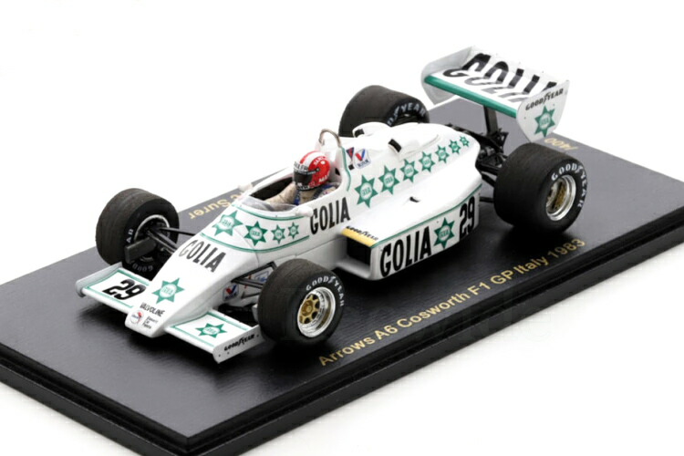 話題の人気 楽天市場】スパーク 1/43 1:43 1983Spark モナコGP A6 アロウズ レーシングカー