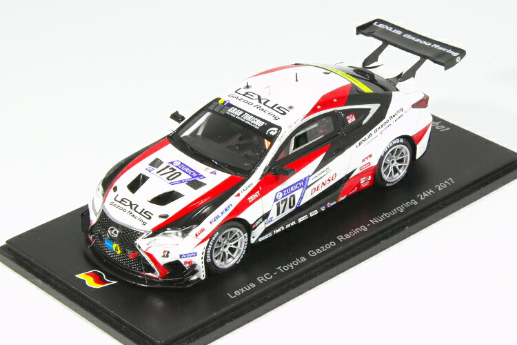 1/43 Spark RC F GT3 坂東レーシング ニュル2019 楽天市場】スパーク 1/43 レクサス RC F GT3 #18 ニュルブルク
