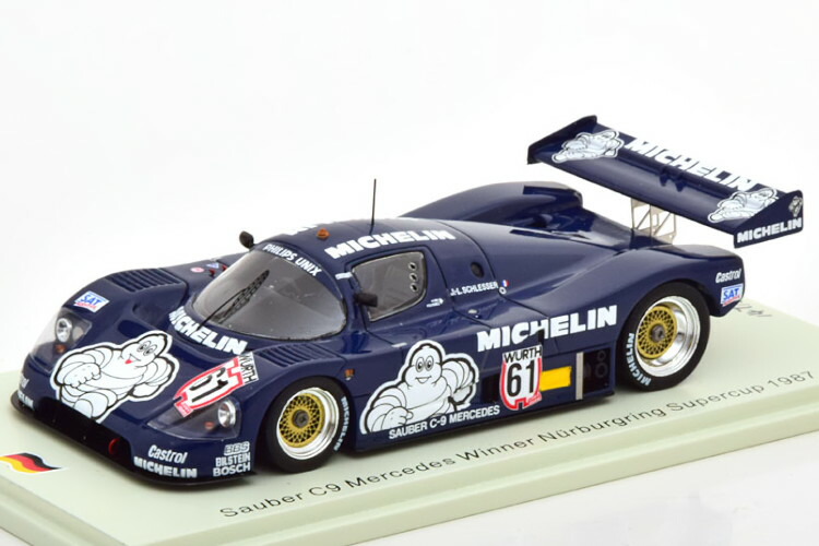 楽天市場】スパーク 1/43 メルセデス・ベンツ ザウバー C9 #62 ル