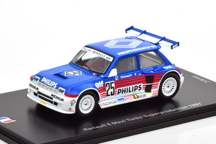 耀く 1 43 ルノー 5 マキシ ターボ エンポリアム生産 1987 25 エリック コマスspark 1 43 Renault 5 Maxi Turbo Superproduction 1987 No 25 Erik Comas Ervincustomhomes Com