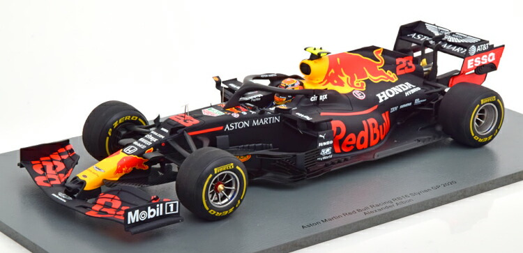 ぴかぴか光る 1/18 赤いことブル アストンマーティン RB16 シュタイアーマルクGP 2020 アルボンSpark 1:18 Red Bull Aston Martin RB16 GP Styrian 2020 Albon
