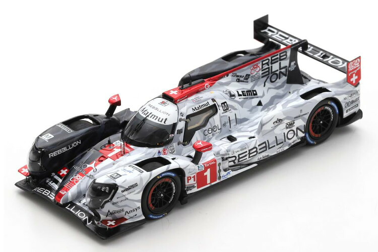 スパーク 1/43 レべリオン R13 ギブソン #1 レべリオン レーシング 2nd ル・マン24時間 2020Spark 1:43 Rebellion R13 GIBSON NO 1 REBELLION RACING 2ND 24H LE MANS 2020 G. MENEZES N. NATO B. SENNA｜Reowide モデルカー カタログ SHOP