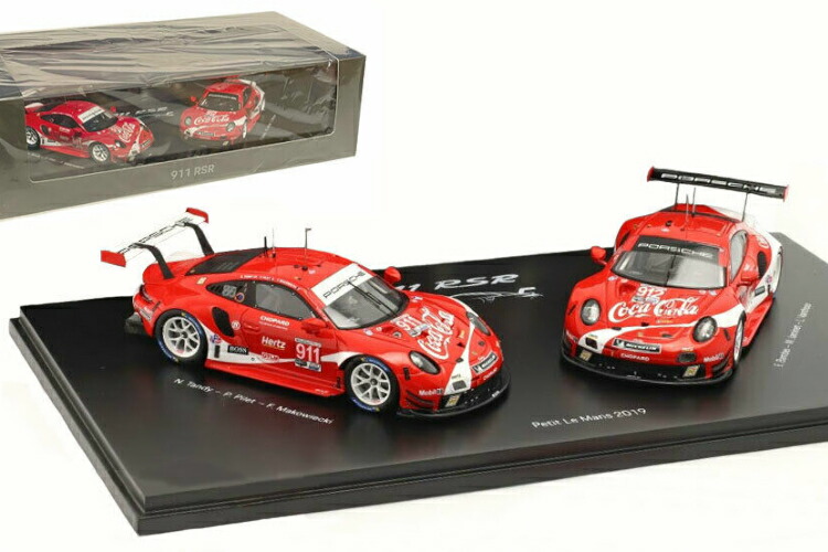 楽天市場】スパーク 1/43 ポルシェ コカ・コーラ 911 RSR IMSA 2019