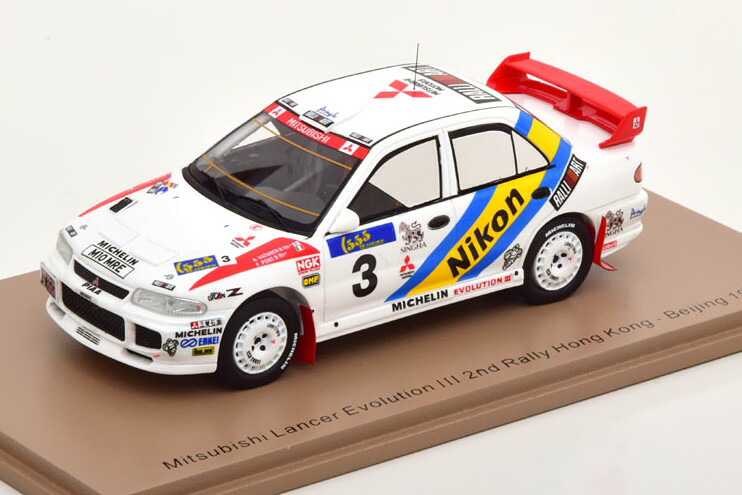 プロバンス 1/43 三菱 ランサーWRC 2005 完成品　ミニカー プロバンス 1/43 三菱 ランサーWRC 2005 モンテカルロ レジン製