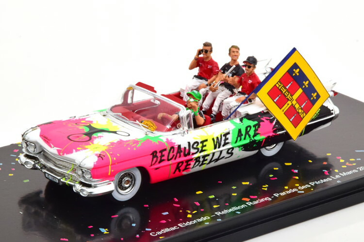 ぴかぴか光る 1/43 キャデラック エルドラド 小僧リオ パレード デ 飛行士 24第四次元ルマン 2019 レベリオン レーシングカー Spark 1:43 Cadillac Eldorado Cabrio Parade des Pilotes 24h Le Mans 2019 Rebellion Racing Car No 3