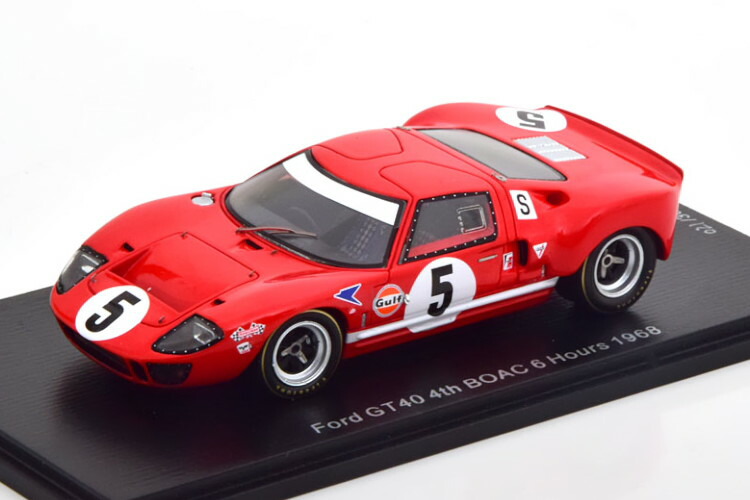 Spark Ford Usa Gt40 4.9L V8 Winner 24H Le Mans 1968 Bianchi #9 Avec
