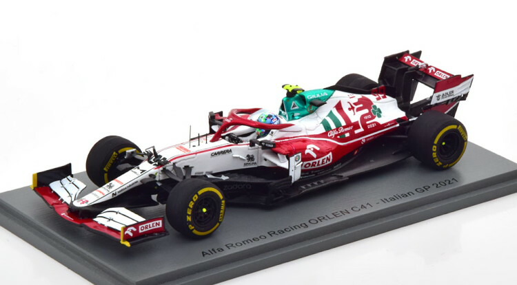 スパーク1/43 アルファロメオ C41 アブダビGP 2021 K.ライコネン F1 Alfa Romeo C41, Raikkonen, Abu Dhabi GP 2021, Spark, 1:43