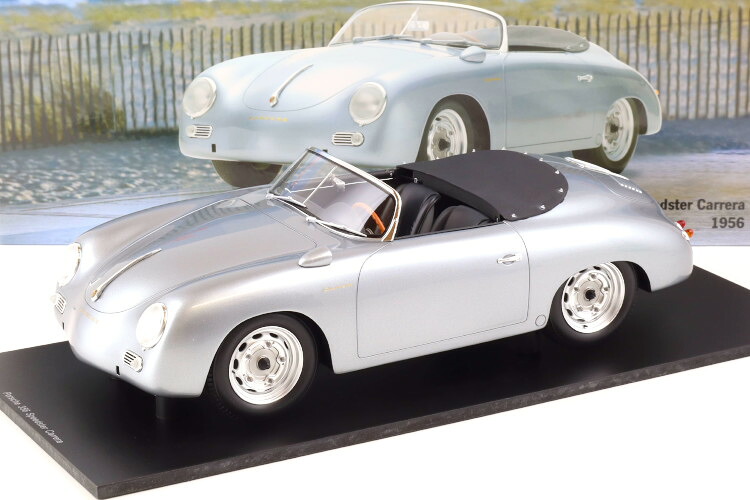 スパーク 1/12 ポルシェ 356 スピードスター カレラ 1956 シルバーグレーメタリック Spark 1:12 Porsche 356 Speedster Carrera 1956 silver-grey metallic 81,400円