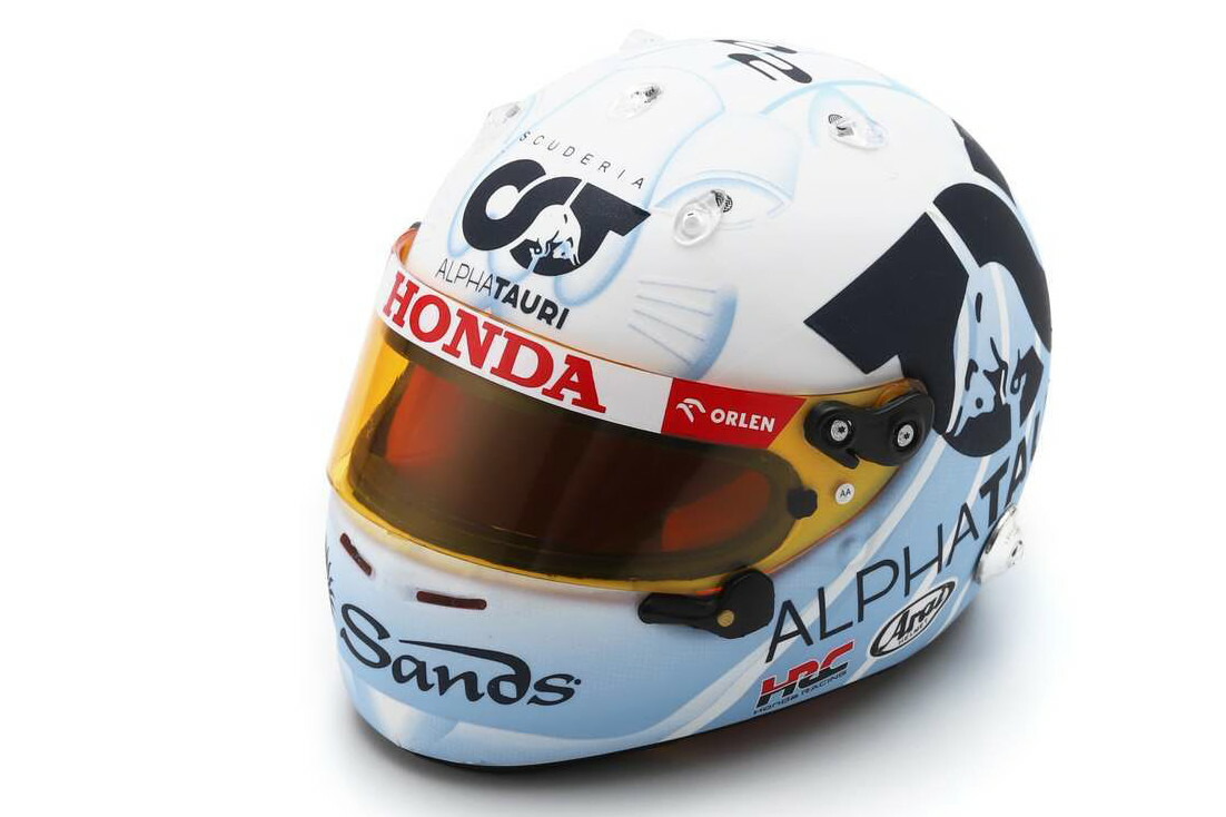 スパーク 1/5 スクーデリア アルファタウリ シンガポールGP フォーミュラ1 2023 ヘルメット 角田裕 #22 Spark 1:5 Scuderia AlphaTauri Singapore GP Formula 1 2023 helmet Yuki Tsunoda #22