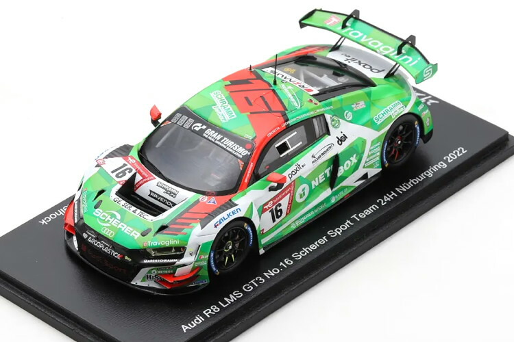 アウディTT RS ニュルブルクリンク2015 スパーク製1/43 1/43 スパーク SG306 アウディ TT RS-LMS Engineering