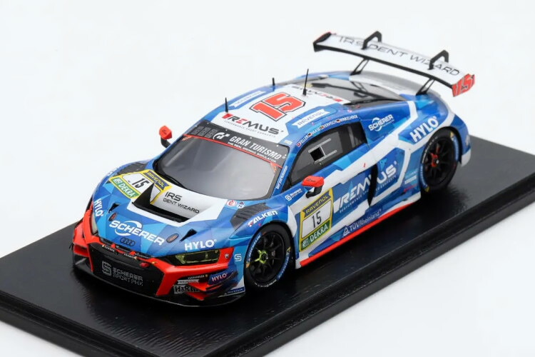 ぴかぴか光る 1/43 アウディ R8 LMS GT3 #15 ニュルブルクリンク24第四次元スピード競技 2024 シェラー 運動競技 PHX 150台押さえるSpark 1:43 Audi R8 LMS GT3 #15 24h Nurburgring 2024 Scherer Sport PHX limited 150 pcs