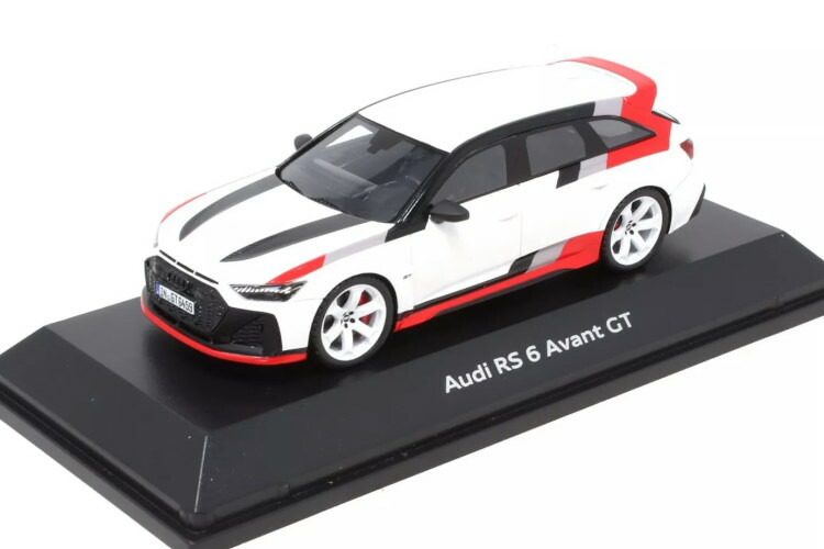 アウディ特注 スパーク 1/43 アウディ A6 RS6 アバント GT SW ステーションワゴン 2023 ホワイト/レッド/グレー Spark 1:43 AUDI A6 RS6 AVANT GT SW STATION WAGON 2023 WHITE/RED/GREY