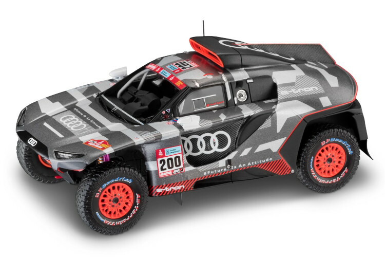 スパーク 1/43 アウディ RS Q イートロン #200 ダカールラリー 2022 ペテランセル Spark 1:43 Audi RS Q e-tron #200 rally dakar 2022 Peterhansel Boulanger